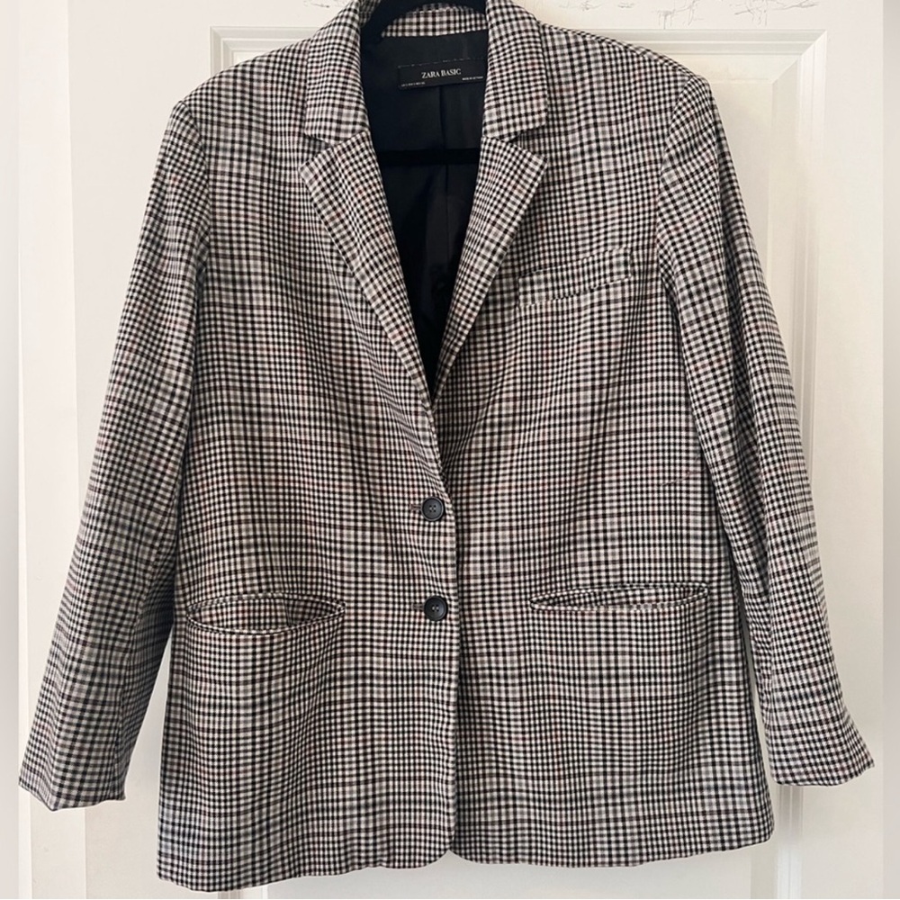 ZARA plaid blazer